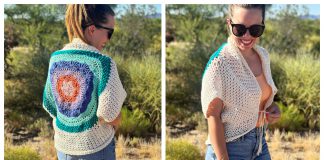 Mandala Summer Cardigan Free Crochet Pattern and Video Tutorial