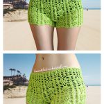 Pineapple Lace Bikini Shorts Free Crochet Pattern