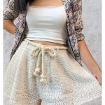 Wide Leg Shorts Free Crochet Pattern and Video Tutorial