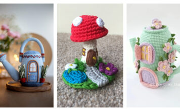 10+ Adorable Fairy House Crochet Patterns