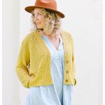 Yarrow Cropped Cardigan Free Crochet Pattern