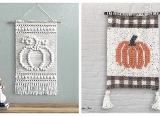 Autumn Pumpkin Wall Hanging Crochet Patterns