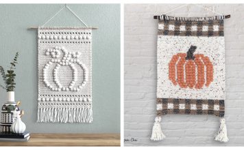 Autumn Pumpkin Wall Hanging Crochet Patterns