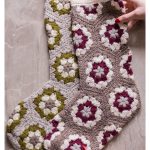 Granny Hexi Stocking Free Crochet Pattern and Video Tutorial