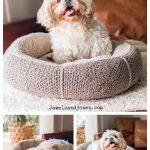 Modern Pet Dog Bed Free Crochet Pattern