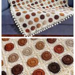 Polka Dottie Blanket Free Crochet Pattern