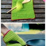 Potholder with Thumb Free Crochet Pattern