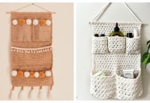 Wall Hanging Organizer Free Crochet Pattern