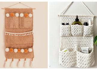 Wall Hanging Organizer Free Crochet Pattern