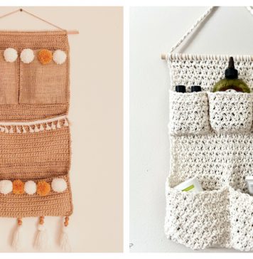 Wall Hanging Organizer Free Crochet Pattern