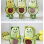 Avocato Avocado Cat Amigurumi Crochet Pattern