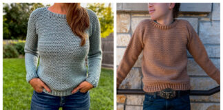 Basic Alex Pullover Sweater Free Crochet Pattern