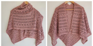 In Bloom Ruana Lace Shawl Free Crochet Pattern