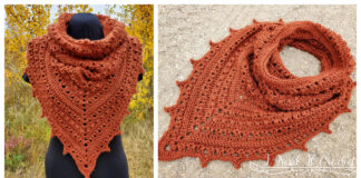 Puffs N Picots Bandana Cowl Free Crochet Pattern and Video Tutorial