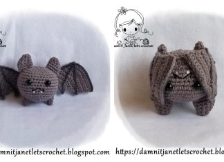 Round Plush Bat Amigurumi Free Crochet Pattern