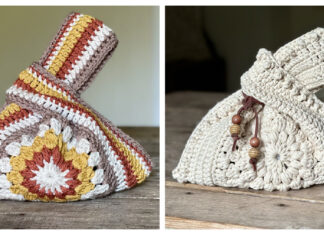 Sunburst Knot Bag Free Crochet Pattern and Video Tutorial