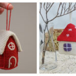 The Magic Little House Ornament Free Crochet Pattern