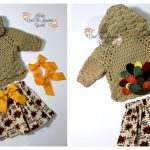 Turkey Tail Baby Sweater Free Crochet Pattern
