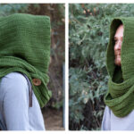 Wanderer’s Hooded Scarf Free Crochet Pattern and Video Tutorial