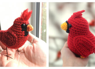 10+ Cardinal Bird Amigurumi Crochet Patterns