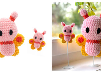 Belle the Butterfly Amigurumi Free Crochet Pattern and Video Tutorial