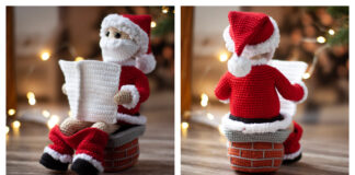 Christmas Bad Santa Amigurumi Crochet Pattern