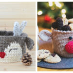 Christmas Reindeer Basket Crochet Patterns