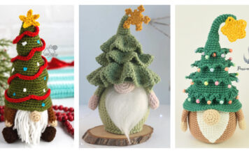 Christmas Tree Gnome Crochet Pattern