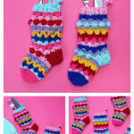 Cute Cutlery Stockings Free Crochet Pattern
