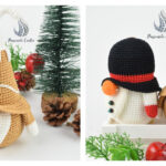 Gingerbread Christmas Gnome Amigurumi Free Crochet Pattern