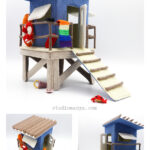 Lifeguard Tower Free Crochet Pattern
