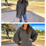 Lori Hooded Poncho Free Crochet Pattern