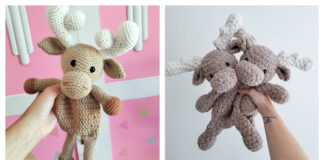 Moose Baby Lovey Crochet Patterns