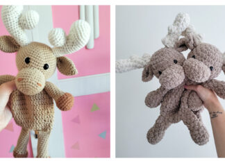 Moose Baby Lovey Crochet Patterns