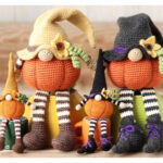 Pumpkin Gnome Amigurumi Free Crochet Pattern