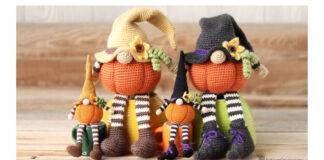 Pumpkin Gnome Amigurumi Free Crochet Pattern