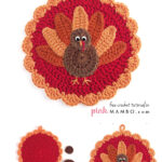 Thanksgiving Decorative Little Gobbler Potholder Free Crochet Pattern