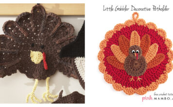 Thanksgiving Decorative Potholder Free Crochet Pattern