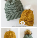 Winterberry Hat Free Crochet Pattern and Video Tutorial