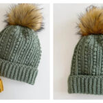 Winterberry Hat Free Crochet Pattern and Video Tutorial