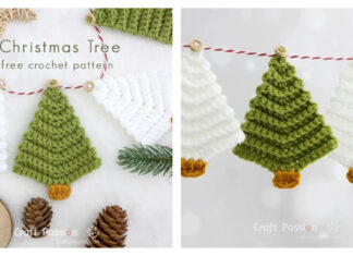 Easy Christmas Tree Free Crochet Pattern