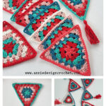 Granny Joy Christmas Bunting Free Crochet Pattern