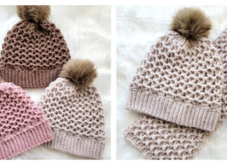 Simple Kelsey Beanie Hat Free Crochet Pattern