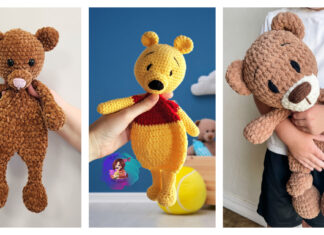 Snuggler Bear Lovey Free Crochet Patterns