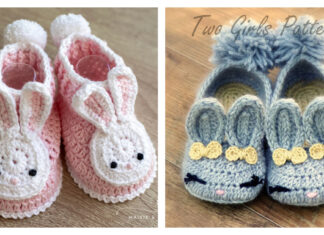 Bunny Rabbit Booties Crochet Patterns