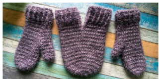 Couples Mittens Free Crochet Pattern