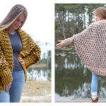 Cozy Cocoon Sweater Cardigan Free Crochet Pattern