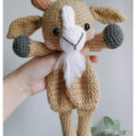 Cuddle Me Goat Lovey Free Crochet Pattern