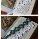 Dainty Daisy Bookmark Free Crochet Pattern and Video Tutorial