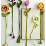 Flowers Bookmark Crochet Pattern